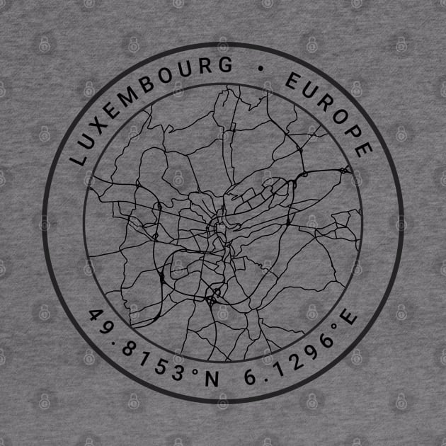 Luxembourg Map by Ryan-Cox